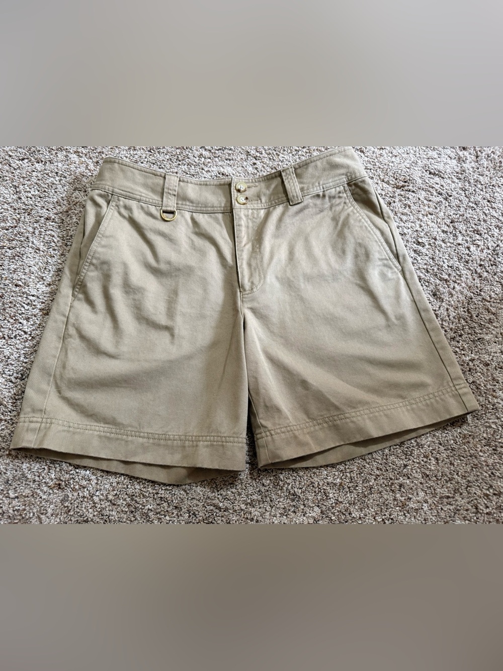 Lauren Ralph Lauren Khaki Chino Shorts Size 8